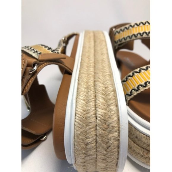 PRADA Jacquard And Leather Platform Espadrille Sandals Eu:40 - Picture 8 of 11
